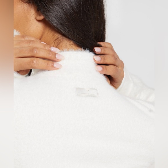 Whitney Simmons x Gymshark Eyelash Knit Jacket - Skylight White - Picture 3 of 3